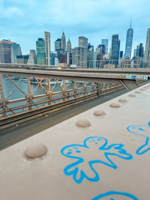 Ink Drawing of City Skyline