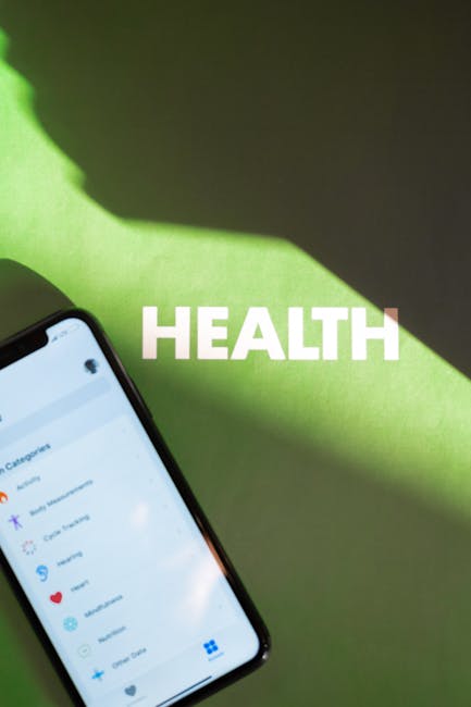 Health Tracking App UI