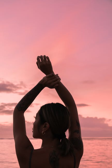 Beach Sunset Yoga Session